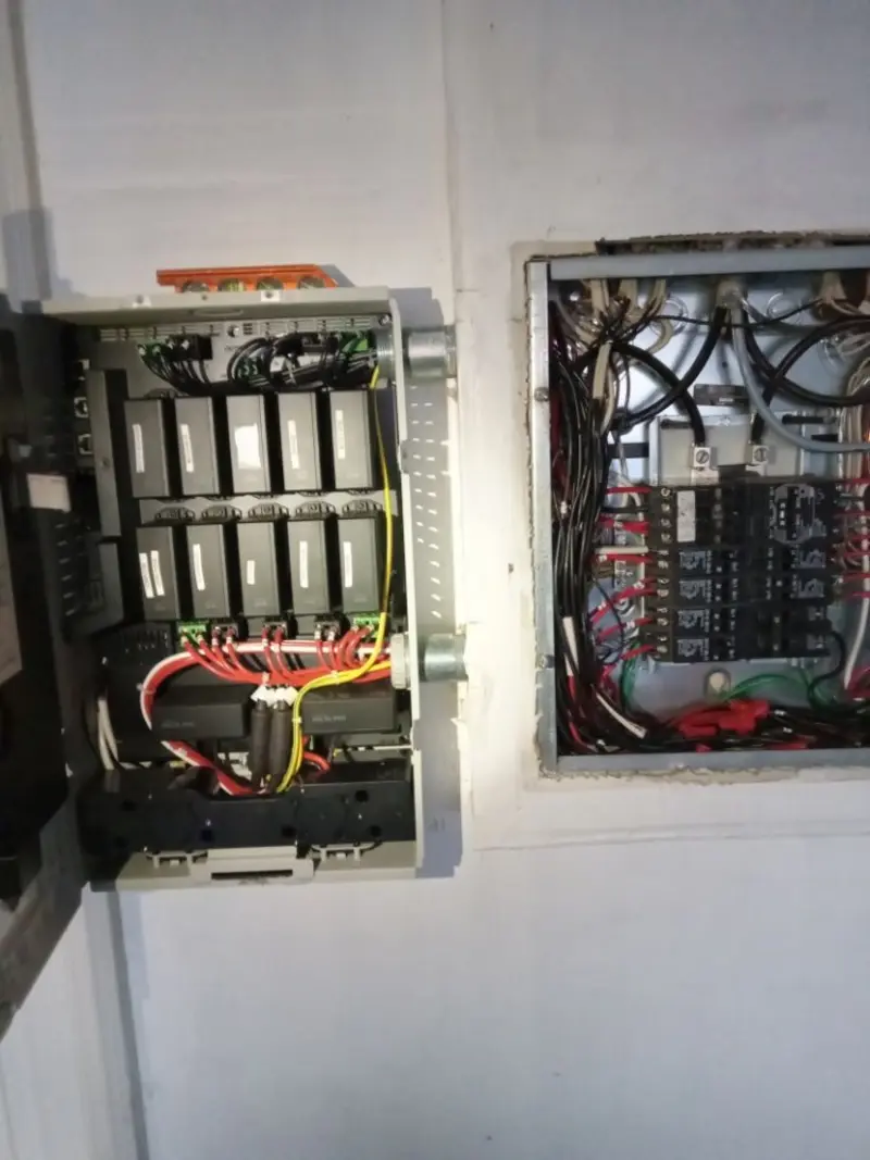 Electrical panel upgrade completed for Indoor Lighting Installation in Baxter
